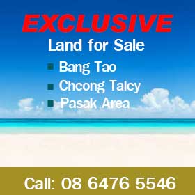 Land for sale in Bang Tao, cheong Taley, Layan, Phuket