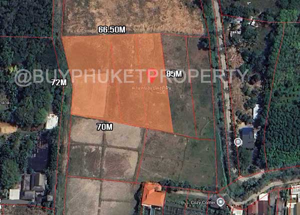 LAND FOR SALE IN MAI KHAO BEACH