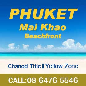 Beachfront land for sale in Mai Khao Beach, Phuket