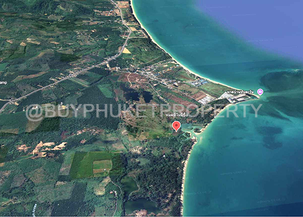 beachfront land for sale in Bangsak Beach, Phang Nga Province