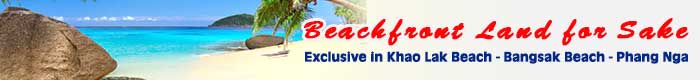 Beachfront Land for Sale in Khao Lak, Phang nga